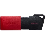 Флешка USB Kingston DataTraveler Exodia M (DTXM/128Gb), 128Gb, USB 3.2 Gen 1, R/W 150/60, черный/красный, фото5