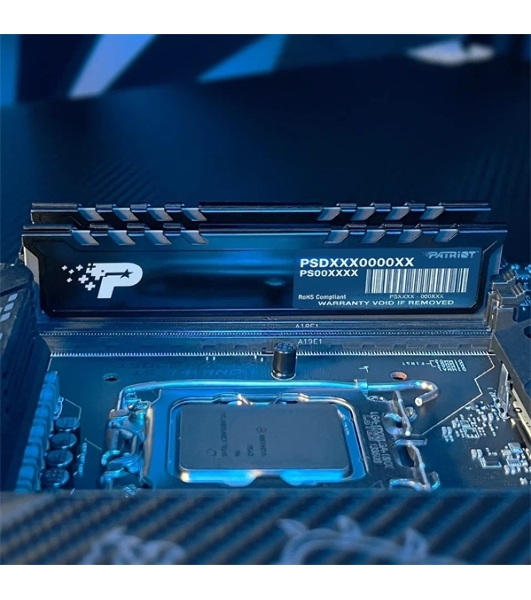Оперативная память Patriot Signature Premium, DDR5, 16Gb (1x16 GB), 5600 MHz, CL46, DIMM, радиатор, черный