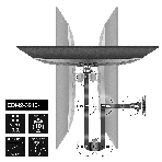 Настольное крепление ExeGate EDM2-3210-11 (кронштейн для двух мониторов 15'-32', VESA 75x75, 100x100, макс. нагрузка на один кронштейн 10 кг, наклон -90°/+90°, поворот -90°/+90°, вращение 360°, 2 способа крепления: сквозное и струбцина, черный), фото16