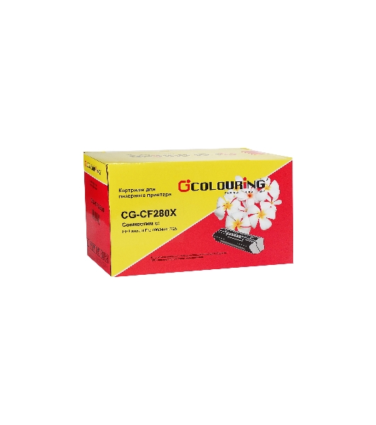 Картридж лазерный Colouring CG-CF280X черный (6900 стр.) для принтеров HP LaserJet Pro 400/M401/425