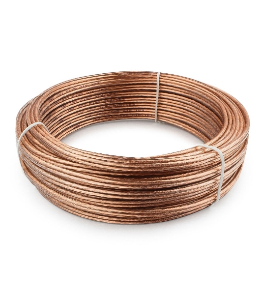 Акустический кабель Cablexpert CC-TC2x1,0-20M, прозрачный, 20 м, бухта