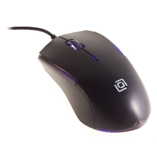 Мышь проводная Oklick 245M черный, 1000 dpi, USB, кнопки - 3