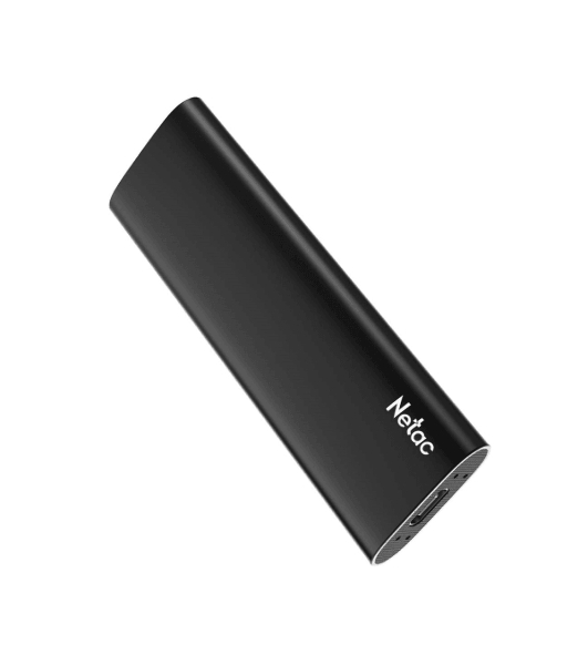 Внешний SSD Netac Z SLIM, 1TB, USB 3.2 Gen 2 Type-C, R/W 550/480, черный