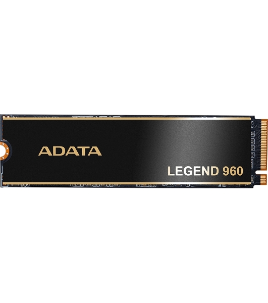 Накопитель SSD ADATA LEGEND 960, 1Tb, PCIe 4.0 x4, M.2 2280, NVMe, R/W 7400/6000, с радиатором