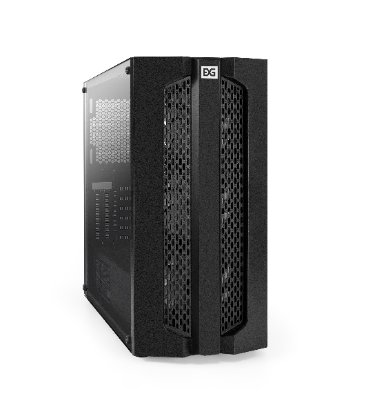 Компьютерный корпус Miditower ExeGate EVO-9205-NPX700 (ATX, БП 700NPX с вент. 12 см, с окном, 1*USB+1*USB 3.0, аудио, 3 вент. 12см с RGb подсветкой)