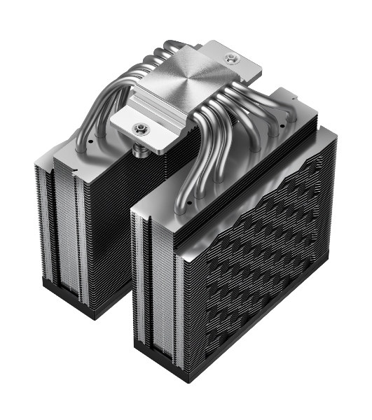 Кулер для процессора PCCooler RZ620 BK (260W, 4-pin PWM, 157.5мм, Al/Cu, 6x6мм, 1x120мм, 86.73CFM, 32dBA, 2200RPM, S: 1851/1700/1200/115X, AM5/AM4, черный)