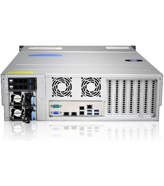 Серверный корпус Gooxi RMC3116-670-HSE-D 3U 16bay chassis,Expander backplane rear 2*2.5'SAS/SATA 1300W 1+1 EU power cables rail kit