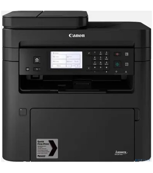 МФУ лазерное Canon i-SENSYS MF267dw II (5938C008) (A4, 1200dpi, 28ppm, 256Mb, ADF35, Duplex, WiFi, Lan, USB, черный)