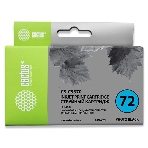 Картридж струйный Cactus CS-C9370 №72 фото черный (130 мл.) для HP DJ T610/T620/T770/T1100/T1100/T1120/T1200, фото 1