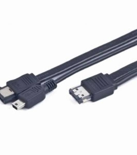 Кабель Gembird Кабель питания и интерфейсный Y-кабель eSATAp - eSATA/Mini USB, 1м, пакет(CC-ESATAP-ESATA-USB5P-1M)