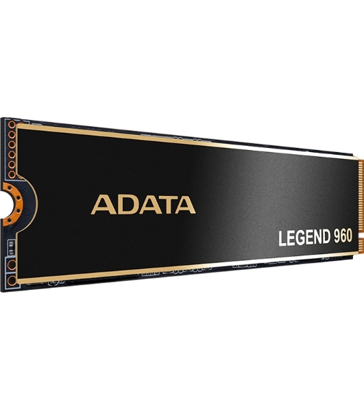 Накопитель SSD ADATA LEGEND 960, 1Tb, PCIe 4.0 x4, M.2 2280, NVMe, R/W 7400/6000, с радиатором