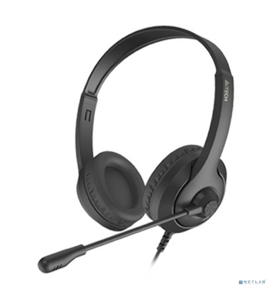 Гарнитура A4Tech Fstyler FH100U чёрный, проводная