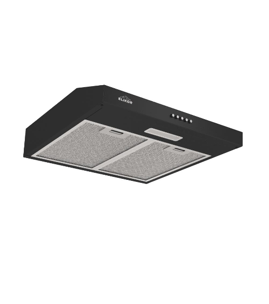 Вытяжка подвесная Elikor ECO BK 50 черная, 49.5 см, 400 куб. м/ч, 55 дБ