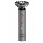Электробритва BQ SV1008 Gray-Pink. Мощность 5 Вт/Время зарядки 90 минут/Время беспроводной работы 90 минут/Влагозащита IPX6/Электропитание 110-240 В, 50-60 Гц/Ротационная головка бритвы/Мощный мотор/Индикатор заряда батареи/Портативная база для подзарядки/3 насадки в комплекте', фото6