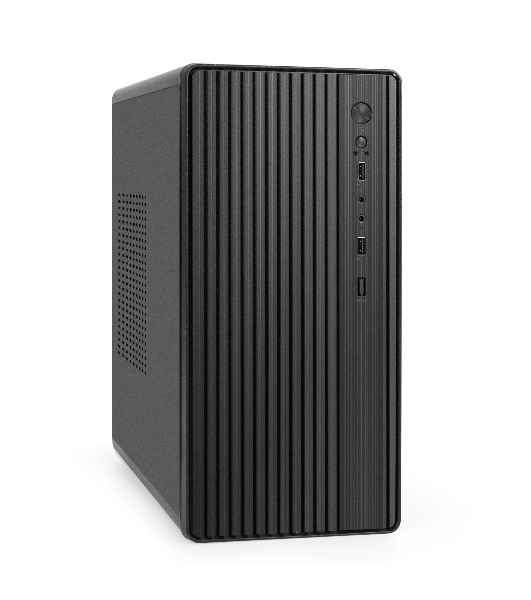 Корпус ExeGate BAA-503-UNS400, Mini-Tower, чёрный, 1 x 80/90 мм, БП 400 Вт