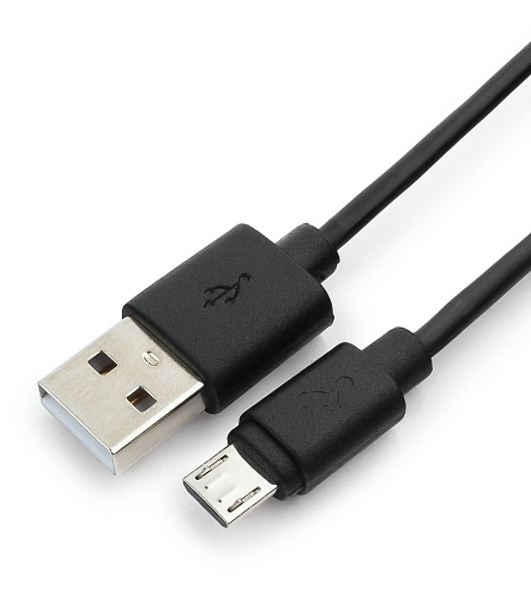 Кабель USB 2.0 Pro Гарнизон GCC-mUSB2-AMBM-1.8M, AM/microBM 5P, 1.8м, черный, пакет