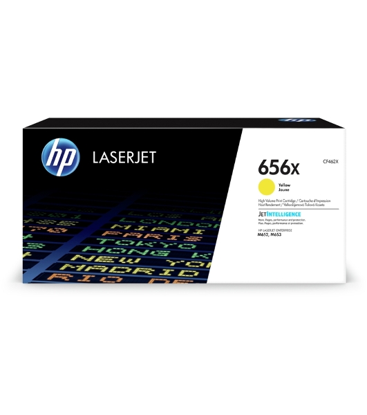 Картридж лазерный HP 656X High Yield Yellow для HP CLJ M652/M653 (CF462X) 22000 стр