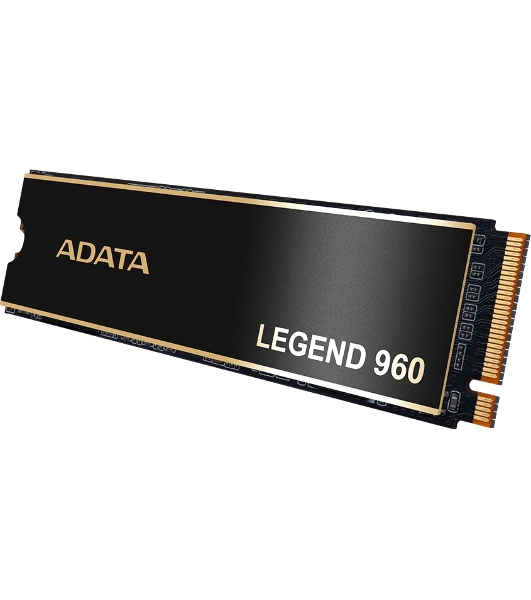 Накопитель SSD ADATA LEGEND 960, 1Tb, PCIe 4.0 x4, M.2 2280, NVMe, R/W 7400/6000, с радиатором