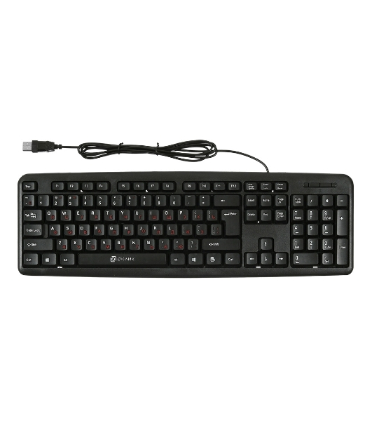 Клавиатура Oklick 90MV2 проводная, USB Type-A, чёрный