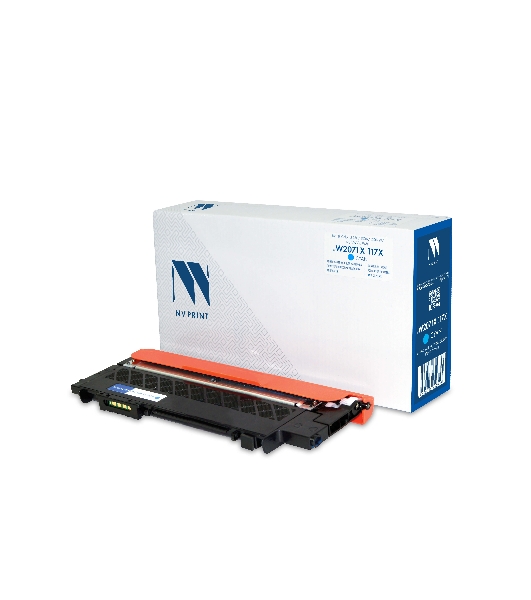 Картридж лазерный NVPrint совместимый NV-W2071X 117X Голубой для HP Color LJ 150/150A/150NW/178NW/179MFP (1300k)