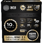 Кабель аудио-видео Cactus CS-HDMI-AOC-2.1-30 HDMI (m)/HDMI (m) 30м. позолоч.конт. черный, фото7
