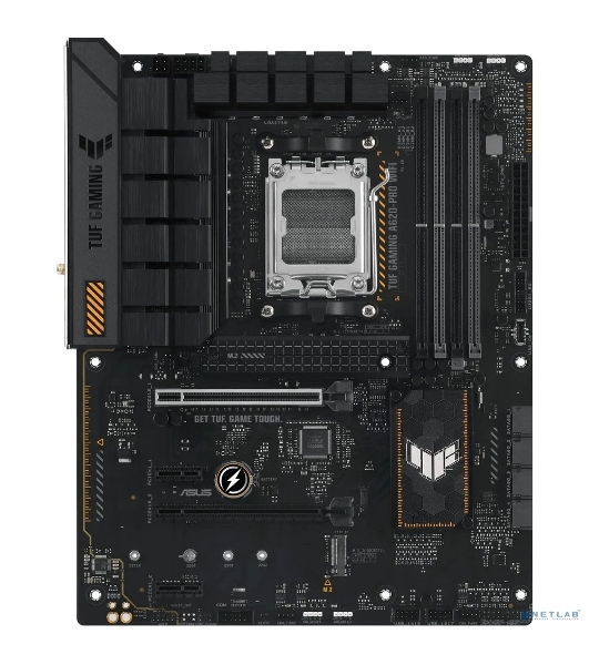 Материнская плата ASUS TUF GAMING A620-PRO WIFI, AM5, AMD A620, 4xDDR5, 4xSATA, 2xM.2, 1xPCI-E 4.0 x16, 1xPCI-E 3.0 x16, 2xPCI-E x1, 1xHDMI, 1xDP, 1x 2.5Gb LAN, 3xUSB-A 2.0, 2xUSB-A 3.2 Gen 2, 1xUSB-C 3.2 Gen 1, 5x3.5 мм, 7.1, ATX