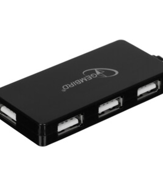USB-концентратор Gembird UHB-U2P4-03, USB 2.0, USB 4 порта, USB