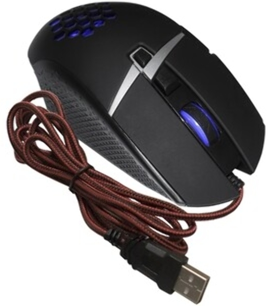 Мышь проводная ExeGate Gaming Standard Laser GML-14 черный, 4000 dpi, USB, кнопки - 8