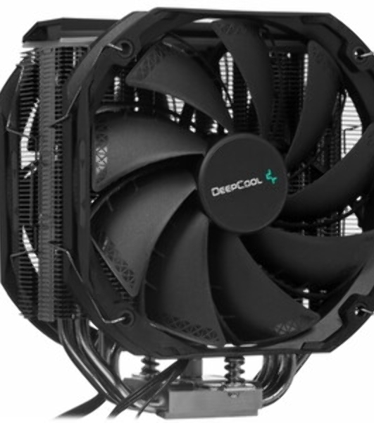 Кулер для процессора DEEPCOOL AS500 PLUS черный, 140 мм, алюминий/медь, 1200 об/мин, 29.2 дБ, 4 pin, 220 Вт, 164 мм