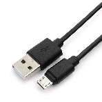 Кабель USB 2.0 Pro Гарнизон GCC-mUSB2-AMBM-1.8M, AM/microBM 5P, 1.8м, черный, пакет, фото2