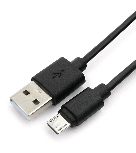 Кабель USB 2.0 Pro Гарнизон GCC-mUSB2-AMBM-1.8M, AM/microBM 5P, 1.8м, черный, пакет