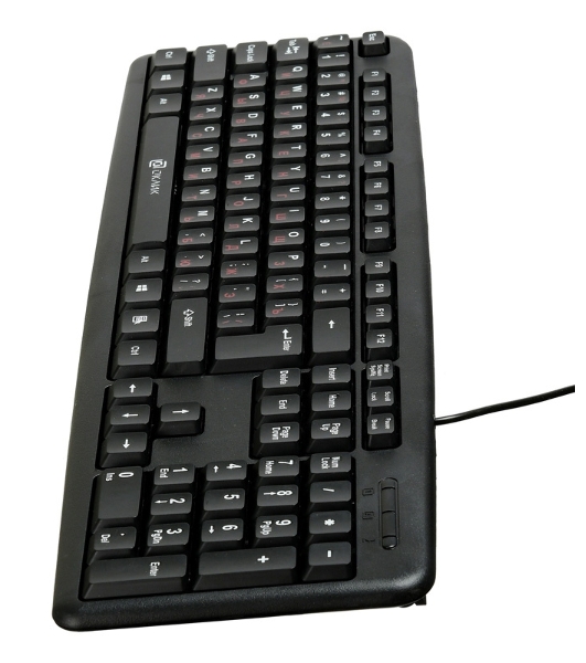 Клавиатура Oklick 90MV2 проводная, USB Type-A, чёрный
