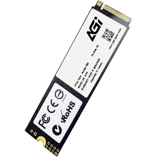 Накопитель SSD AGI AGI1T0G43AI818, 1Tb, PCIe 4.0 x4, M.2 2280, NVMe, R/W 4700/2800