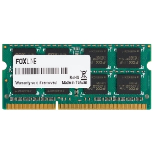 Оперативная память Foxline, DDR4, 8Gb (1x8 Gb), 3200 MHz, CL22, SO-DIMM (совместимо только с процом Intel)