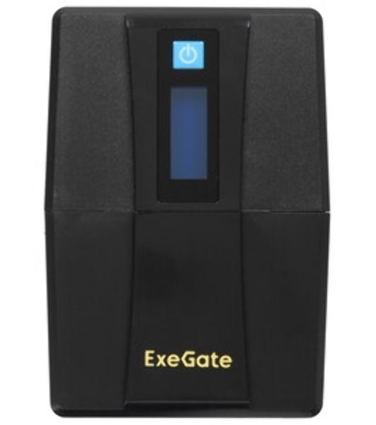 Источник бесперебойного питания ExeGate EX292775RUS Power Smart ULB-800.LCD.AVR.4C13 800VA/480W, LCD, AVR, 4*C13, металлический корпус, черный