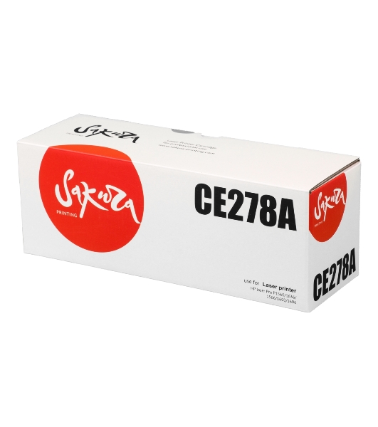 Картридж лазерный Sakura CE278A для HP laser Pro P1560/1636/1566/1600/1606, черный, 2100 к.