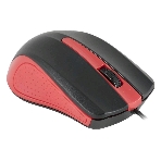 Мышь проводная Oklick 225M черный/красный, 1200 dpi, USB, кнопки - 3, фото5