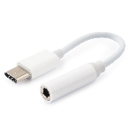 Переходник Cablexpert Переходник USB, USB Type-C/Jack3.5F, пакет (CCA-UC3.5F-01-W), фото 1