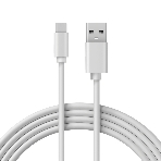 Кабель Rexant USB-A - Type-C, 3A, 2м, ПВХ, белый, фото 1