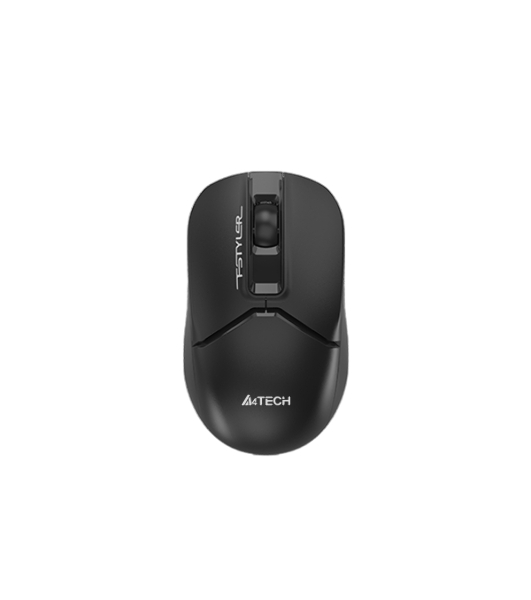 Мышь беспроводная A4Tech Fstyler FG12 черный, 1200 dpi, радиоканал, USB, кнопки - 3