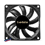Вентилятор для корпуса ExeGate ExtraSilent ES08015S2P черный, 80 мм, 1600 об/мин, 16.5 дБ, 2 pin, фото4