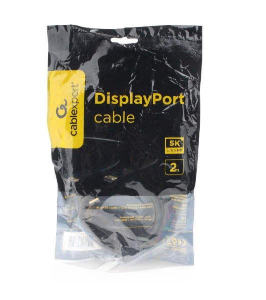 Кабель DisplayPort Cablexpert CC-DP3-2M, v1.3, 2м, 20M/20M, черный, экран, пакет