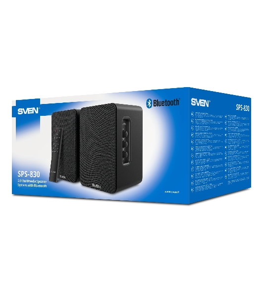Акустическая система SVEN АС SPS-830 2.0 черный 60Вт BT