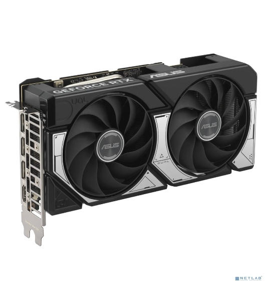 Видеокарта ASUS GeForce RTX 5060 Ti 8G DUAL OC Edition, NVIDIA RTX 5060 Ti, 8 ГБ GDDR7, 128 бит, PCI-e 5.0, 1xHDMI, 3xDP, 2632 МГц