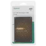Накопитель SSD Apacer AS340X, 480Gb, 2.5', SATA III, R/W 550/520, фото7