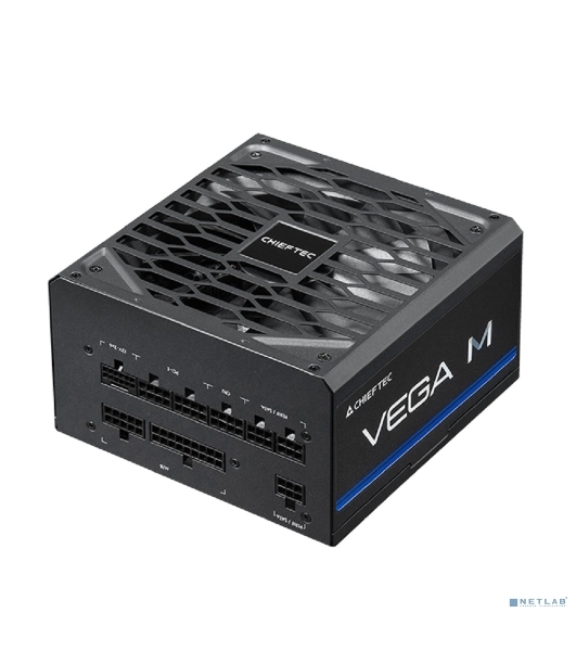 Блок питания Chieftec Vega M PPG-850-C (ATX 3.1, 850W, 80 PLUS GOLD, Active PFC, 135мм fan, Gen5 PCIe, Full Cable Management) Retail