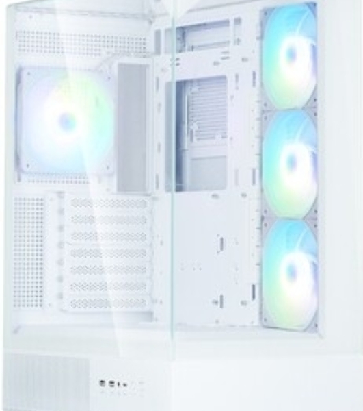 Компьютерный корпус ZALMAN P40 Prism Plus, ATX, белый, WINDOW, 3xCombo (3.5'' or 2.5'), 1xUSB TYPE-C, 2xUSB 3.0, SIDE 3x120мм ARGb, REAR 1x120мм ARGb