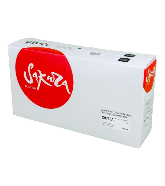 Картридж лазерный Sakura C9730A для принтера HP Laser Jet 5500/555, черный, 12000 к.