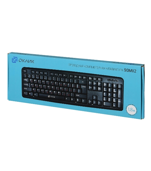 Клавиатура Oklick 90MV2 проводная, USB Type-A, чёрный