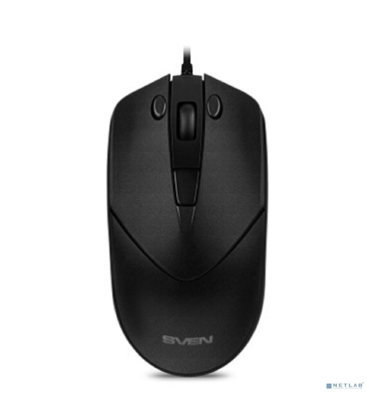 Мышь проводная SVEN RX-100 черный, 4000 dpi, USB, кнопки - 6